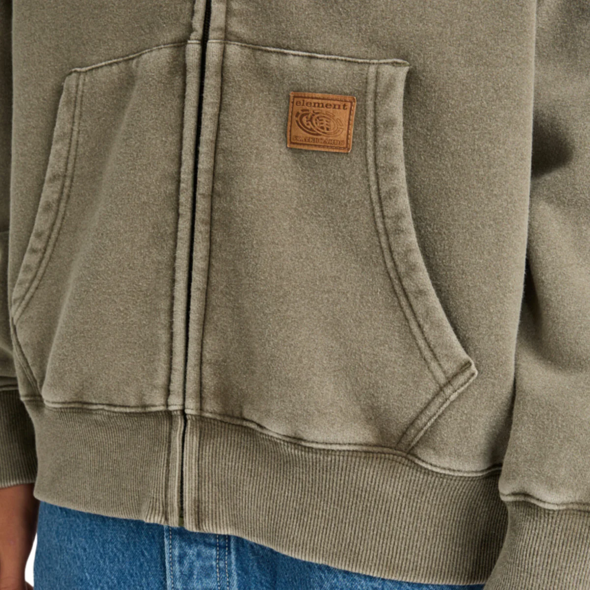 Element Cargo Zip Hoodie Forest Night - Image 2