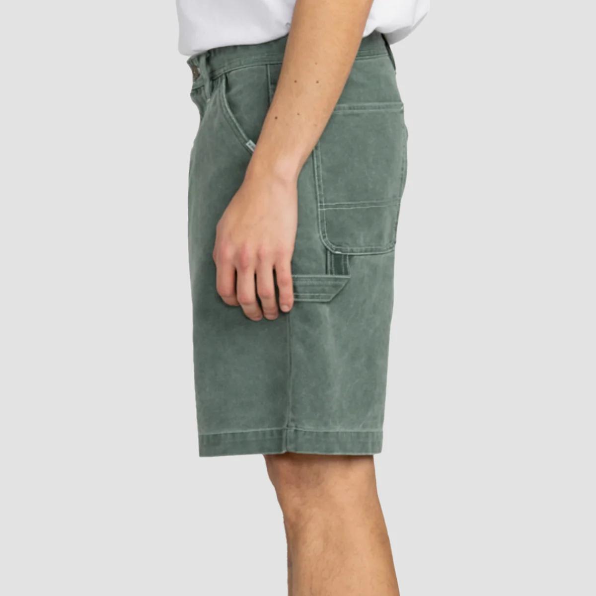 Element Carpenter Canvas Shorts Jungle Green - Image 3