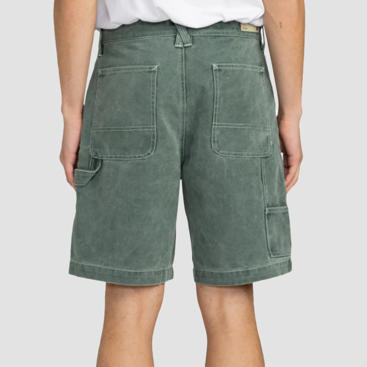 Element Carpenter Canvas Shorts Jungle Green - Image 4