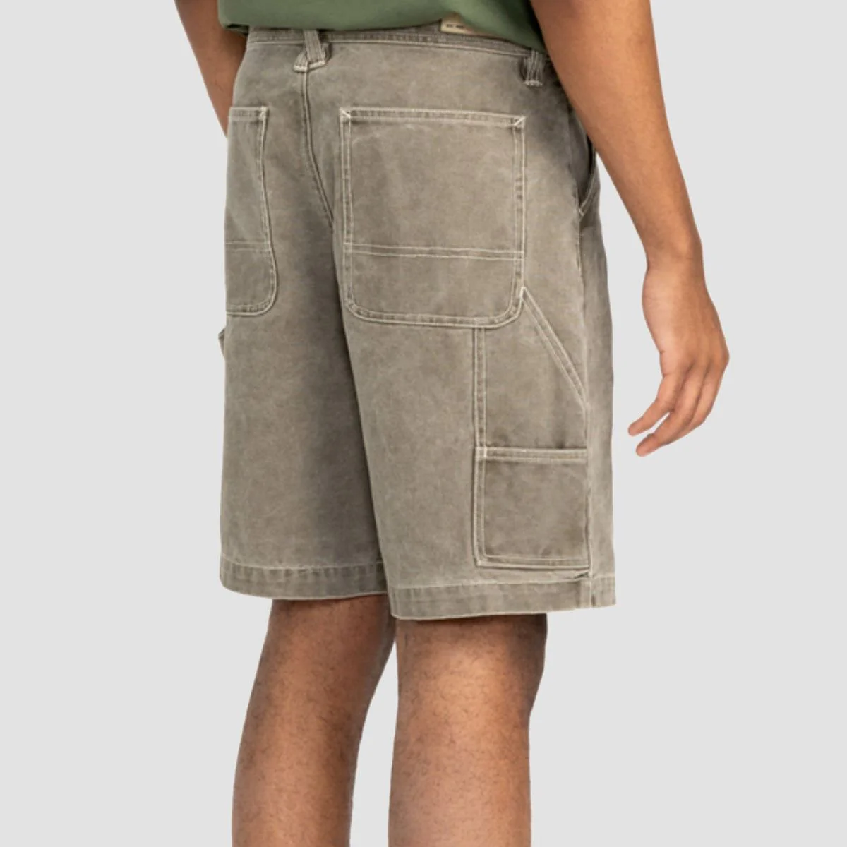 Element Carpenter Canvas Shorts Stone Gray - Image 2