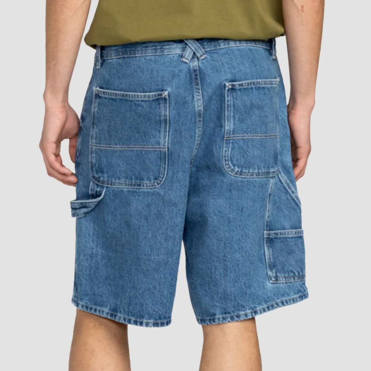 Element Carpenter Denim Shorts Mid Used - Image 3
