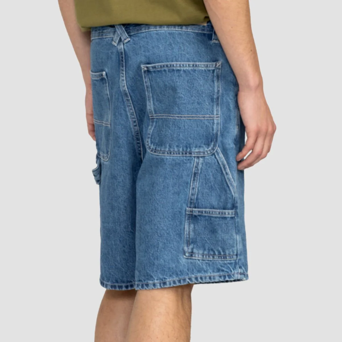 Element Carpenter Denim Shorts Mid Used - Image 4
