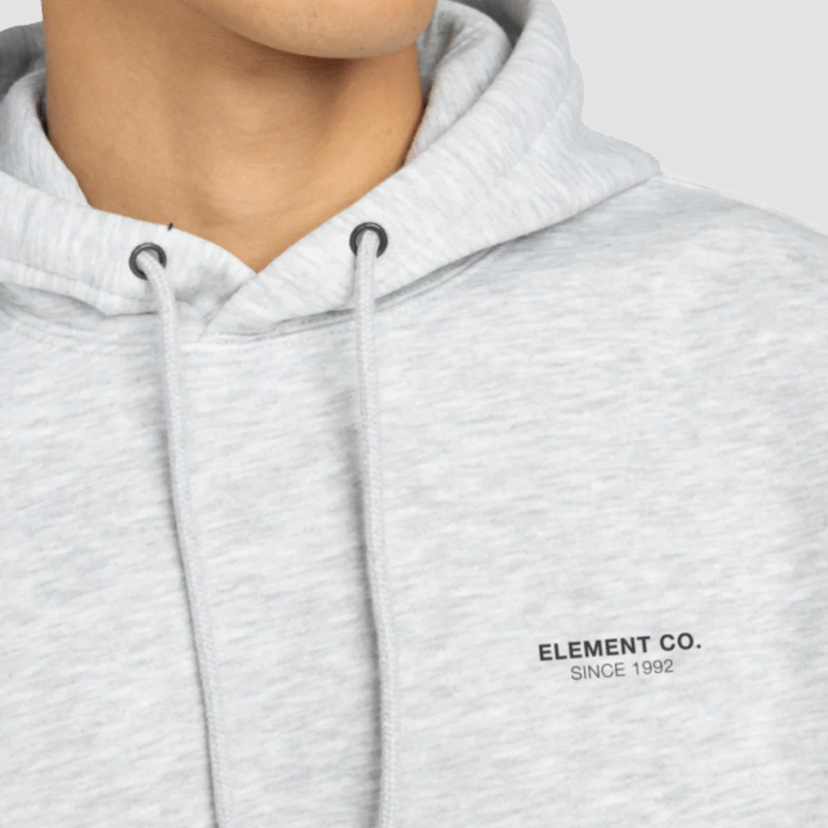 Element Co Pullover Hoodie Mid Grey Heather - Image 2