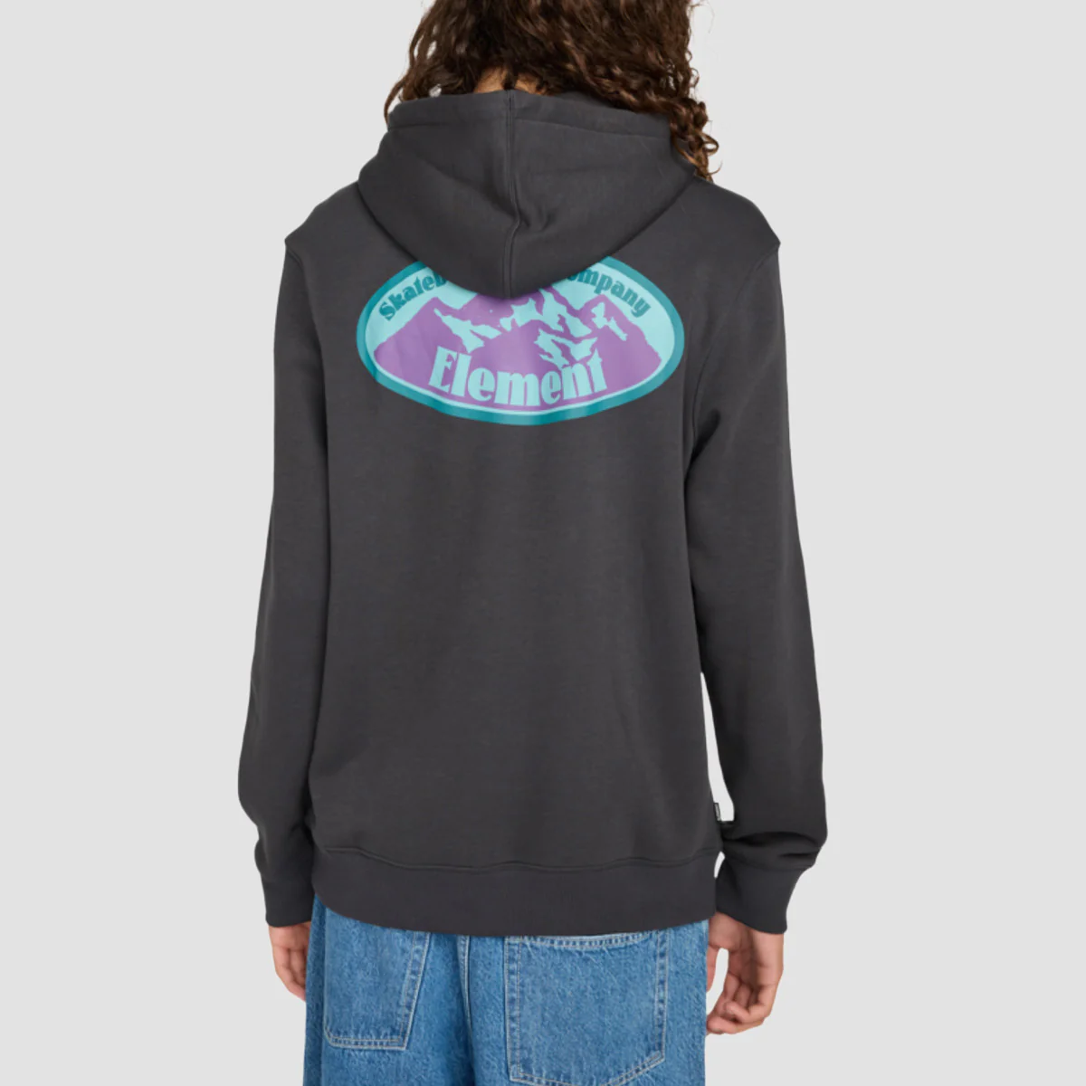 Element Epic Pullover Hoodie Off Black - Image 2