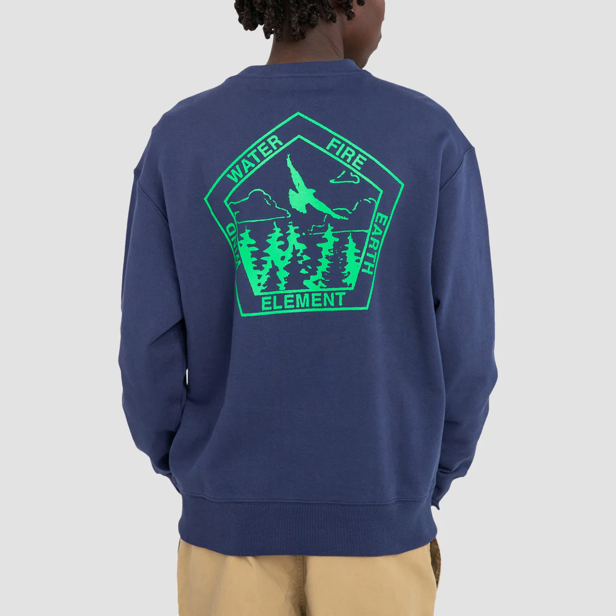 Element Equipment Crew Sweatshirt Naval Academy