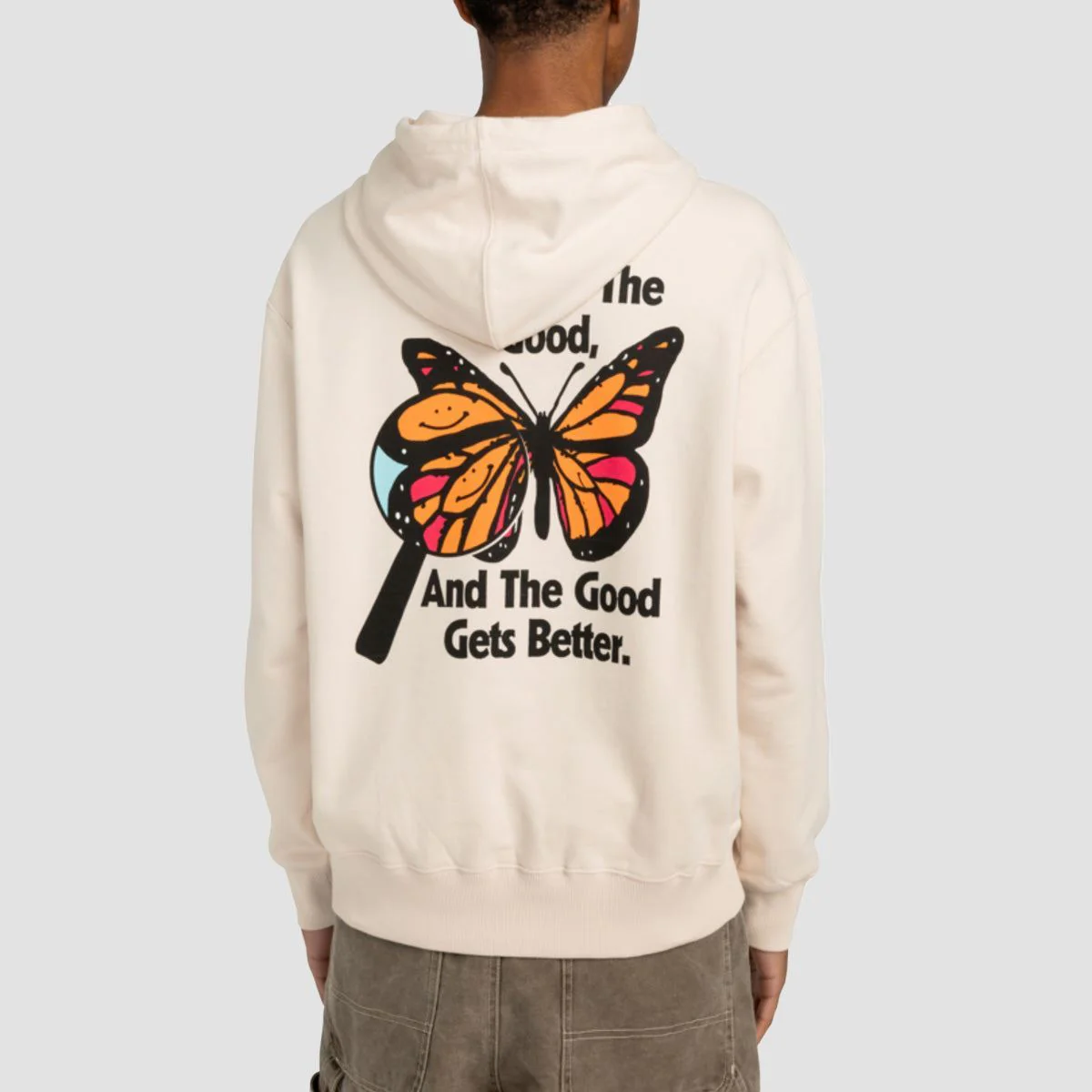 Element Gets Better Pullover Hoodie Oat Milk - Image 2