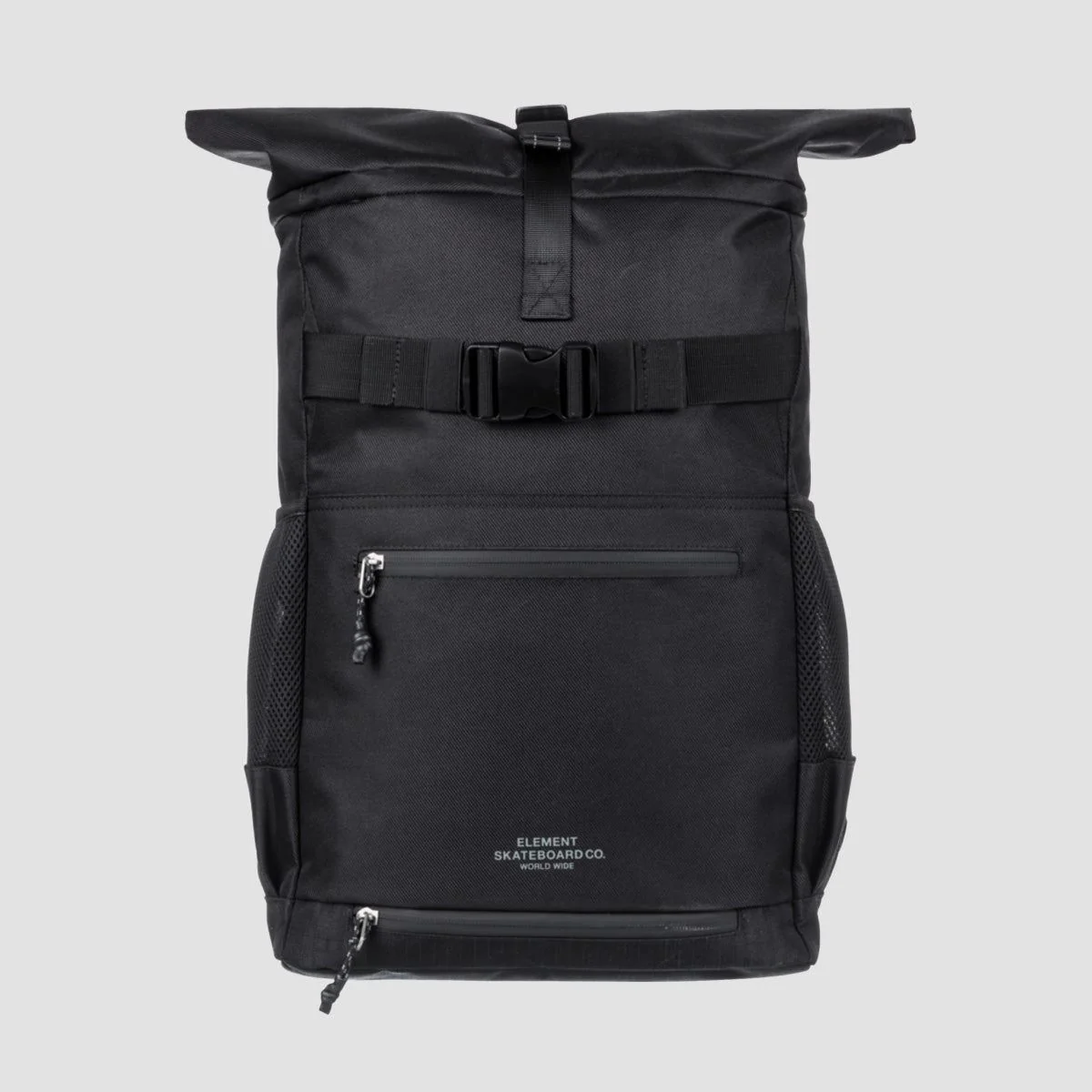Element Ground Skate Roll Top 35L Backpack Flint Black - Image 2