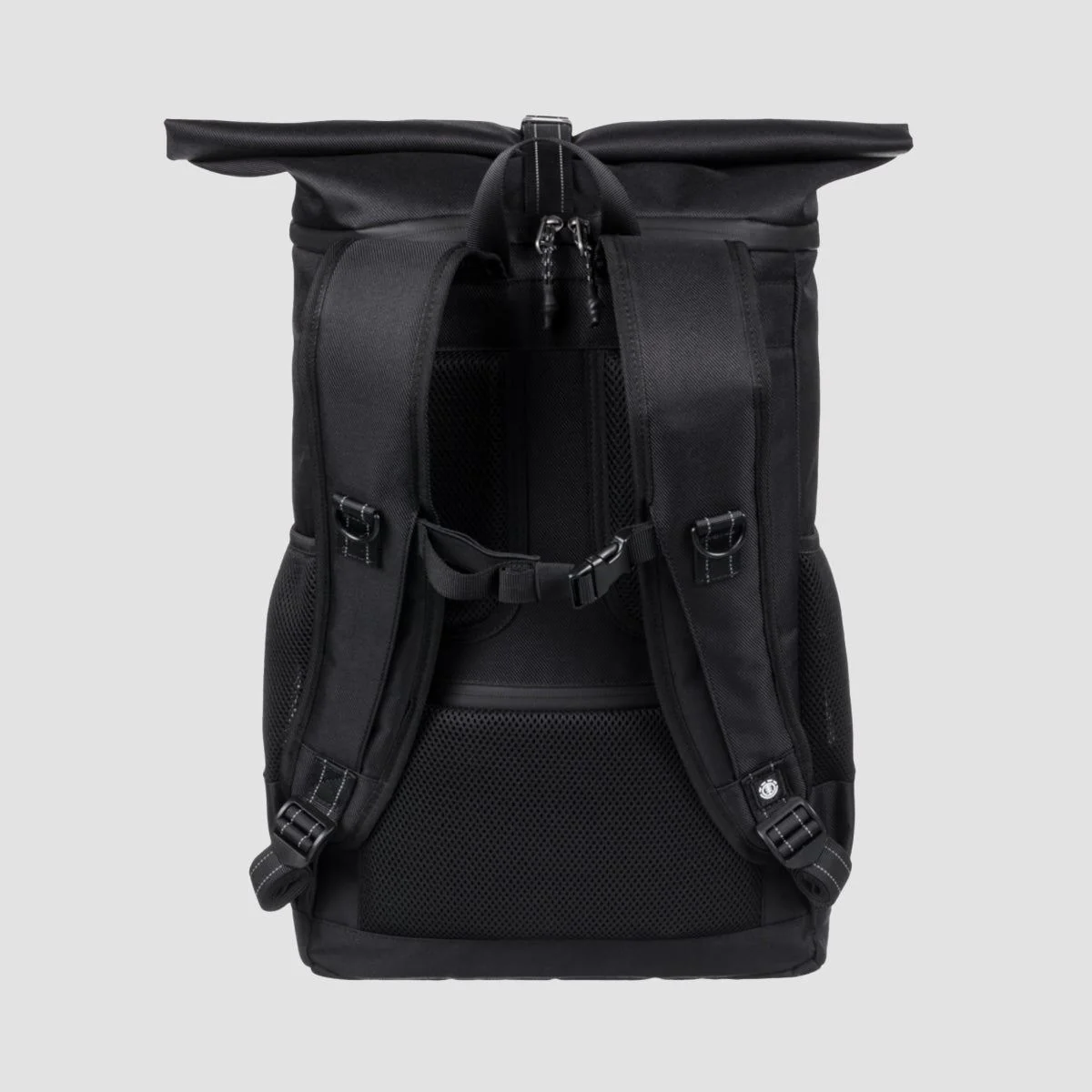 Element Ground Skate Roll Top 35L Backpack Flint Black - Image 4