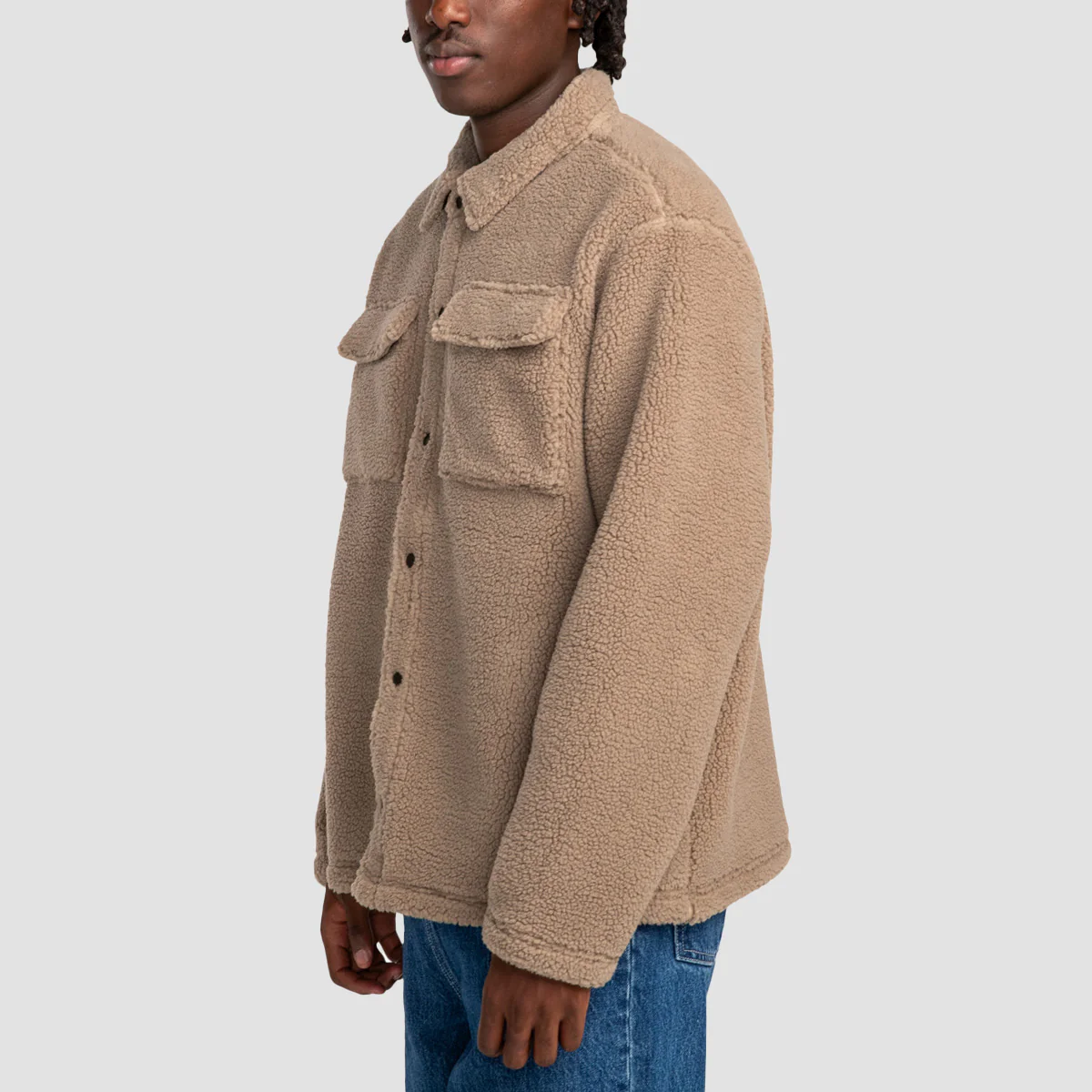 Element Hueco Sherpa Fleece Jacket Walnut - Image 2