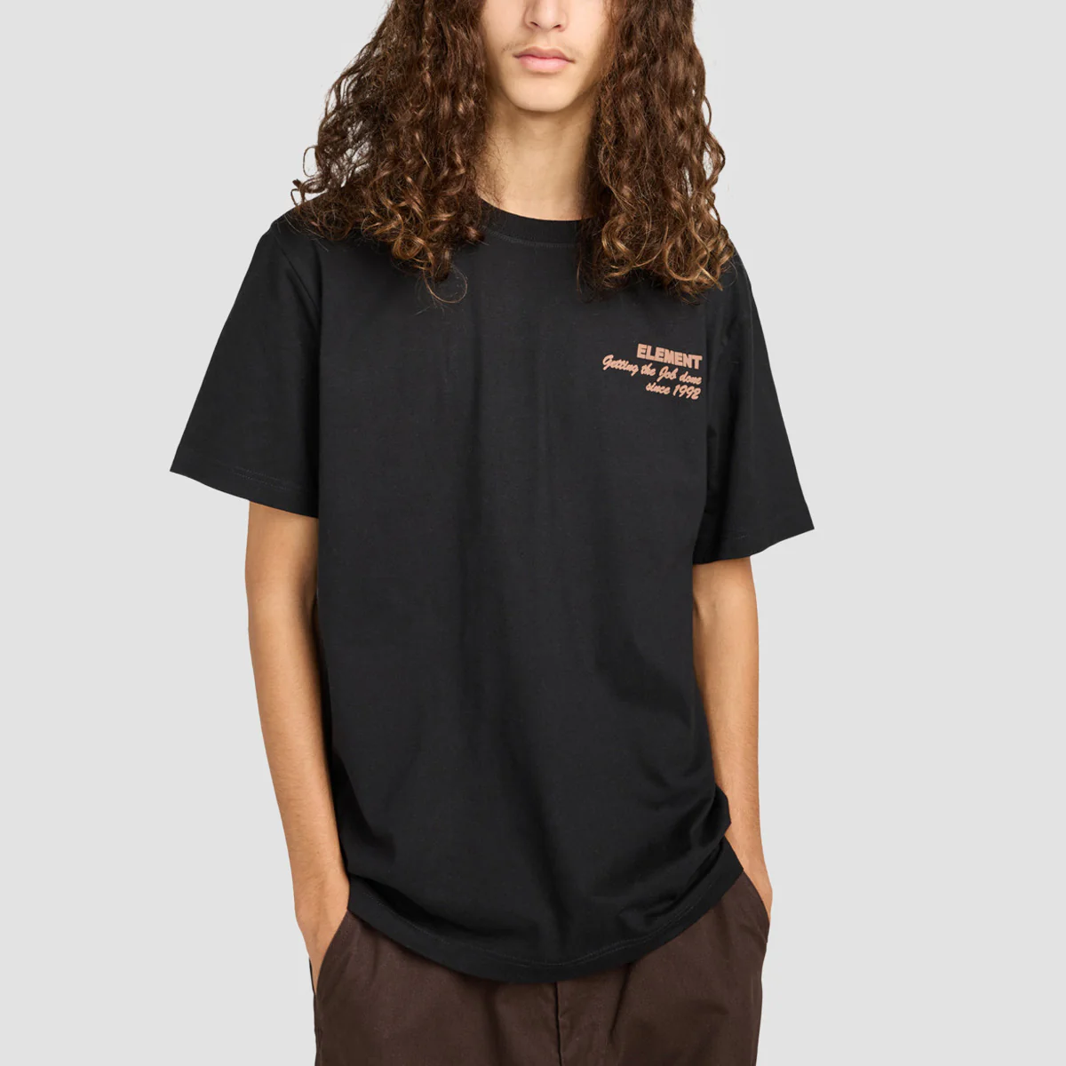 Element Job Done T-Shirt Flint Black - Image 2