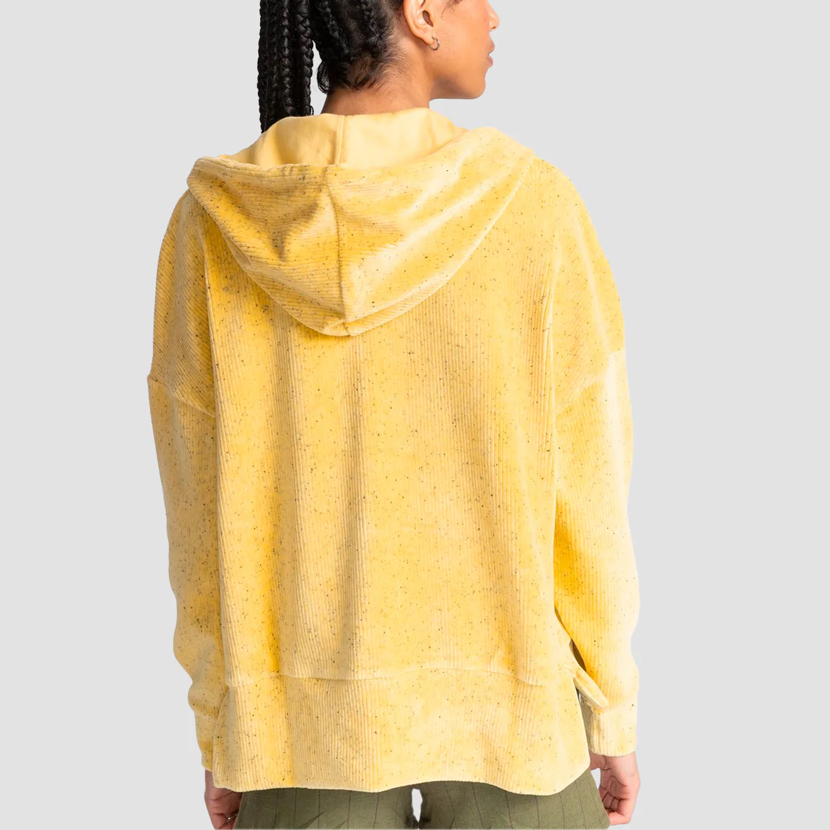 Element Korde Zip Hoodie Cream Gold - Womens - Image 2