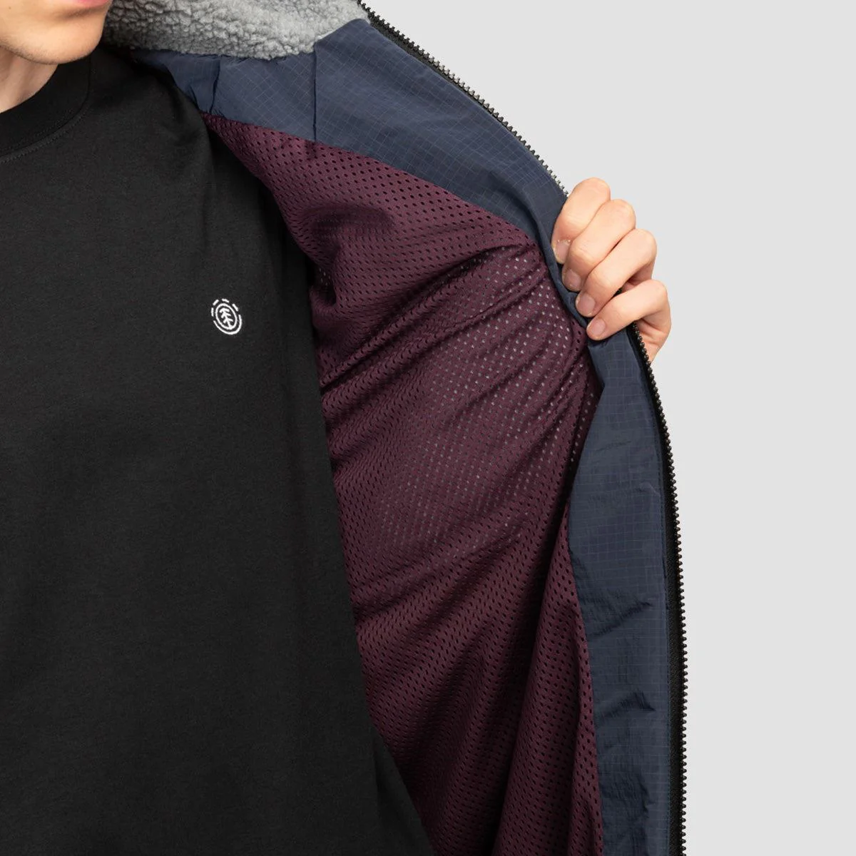 Element Oak Sherpa Fleece Jacket Multicolour - Image 4