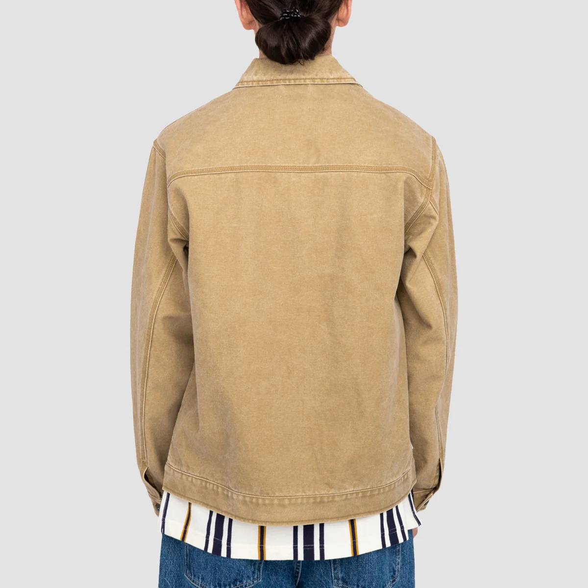 Element Parker Canvas Jacket Khaki - Image 3