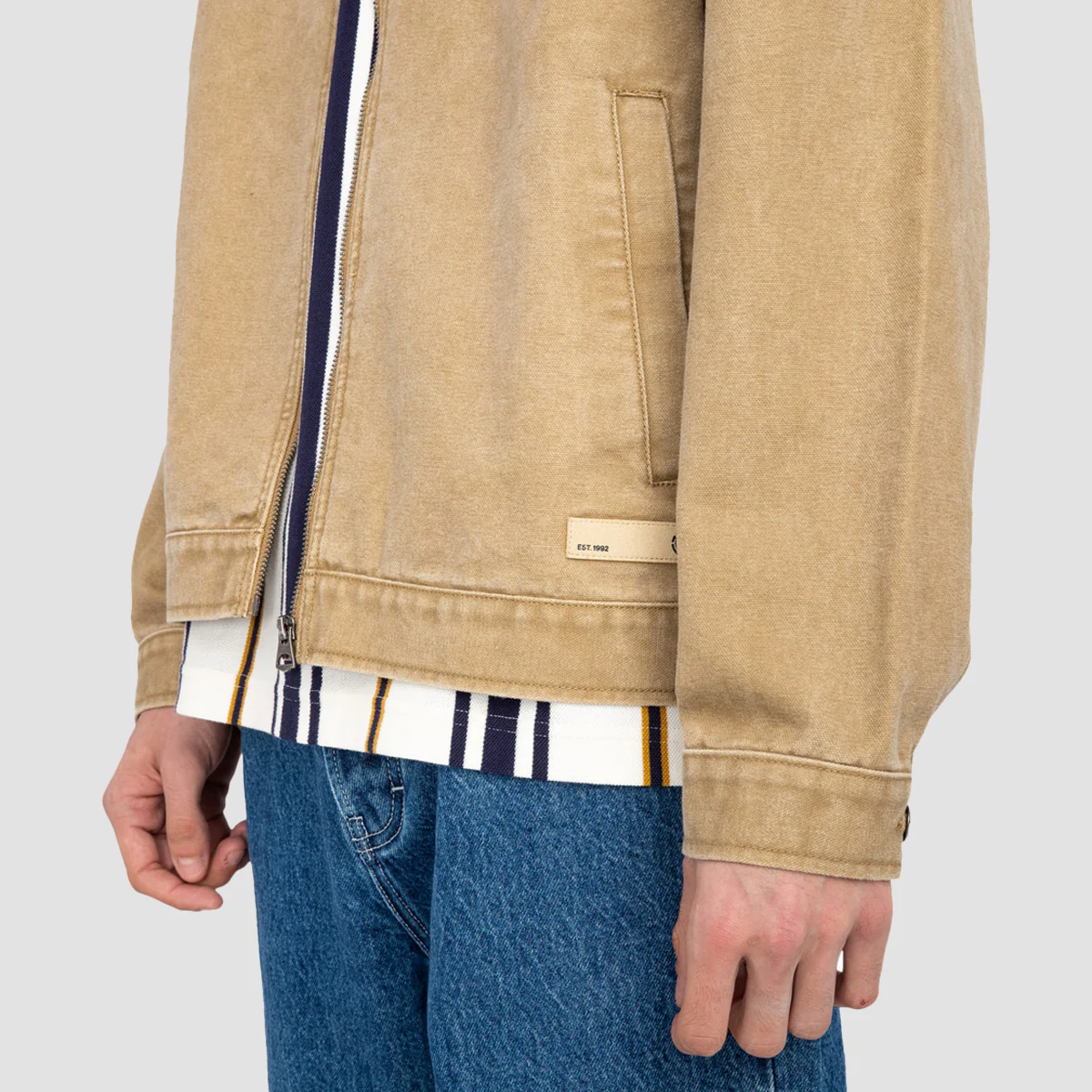 Element Parker Canvas Jacket Khaki - Image 4