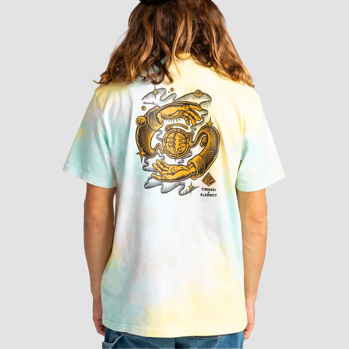 Element Rotation T-Shirt Yellow - Image 2