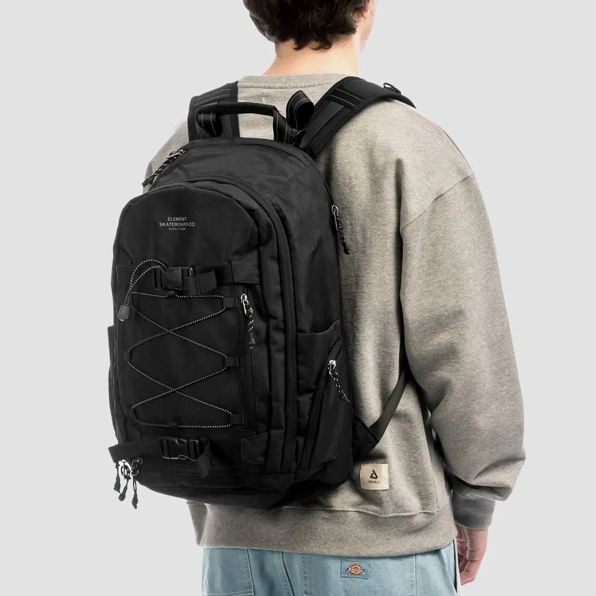 Element Scheme Skate 30L Backpack Flint Black - Image 5