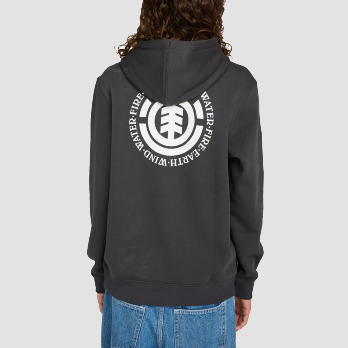 Element Seal BP Pullover Hoodie Off Black - Image 2