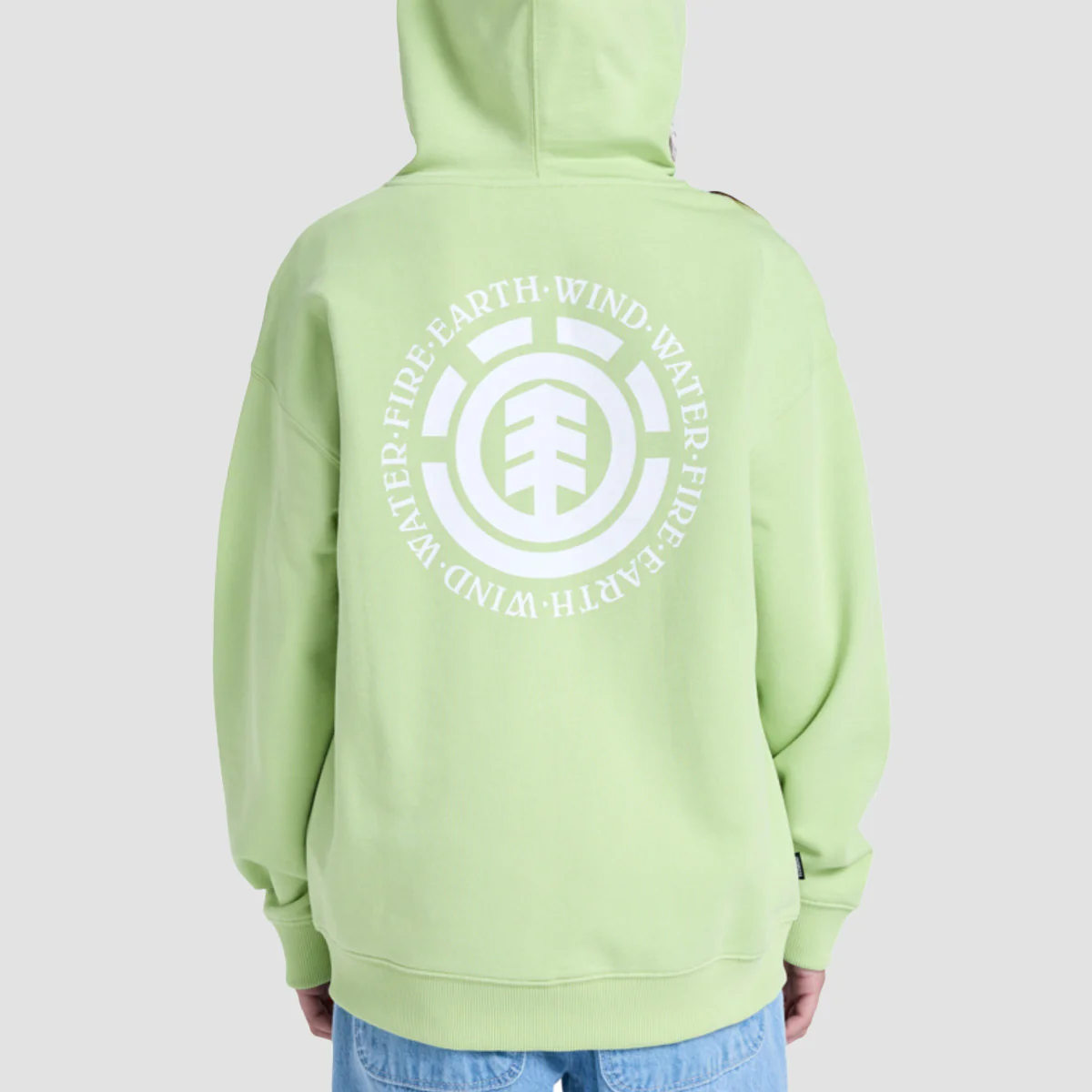 Element Seal BP Zip Hoodie Lettuce Green - Kids - Image 2