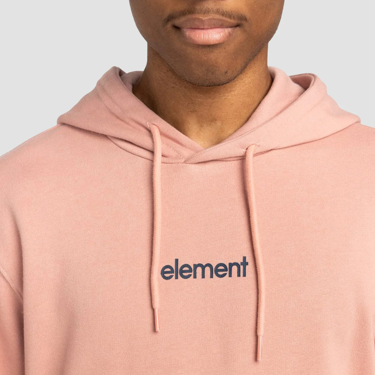 Element Simple Logo Pullover Hoodie Misty Rose - Image 3
