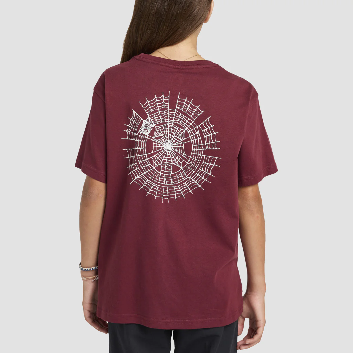 Element Spider T-Shirt Tawny Port - Kids - Image 2
