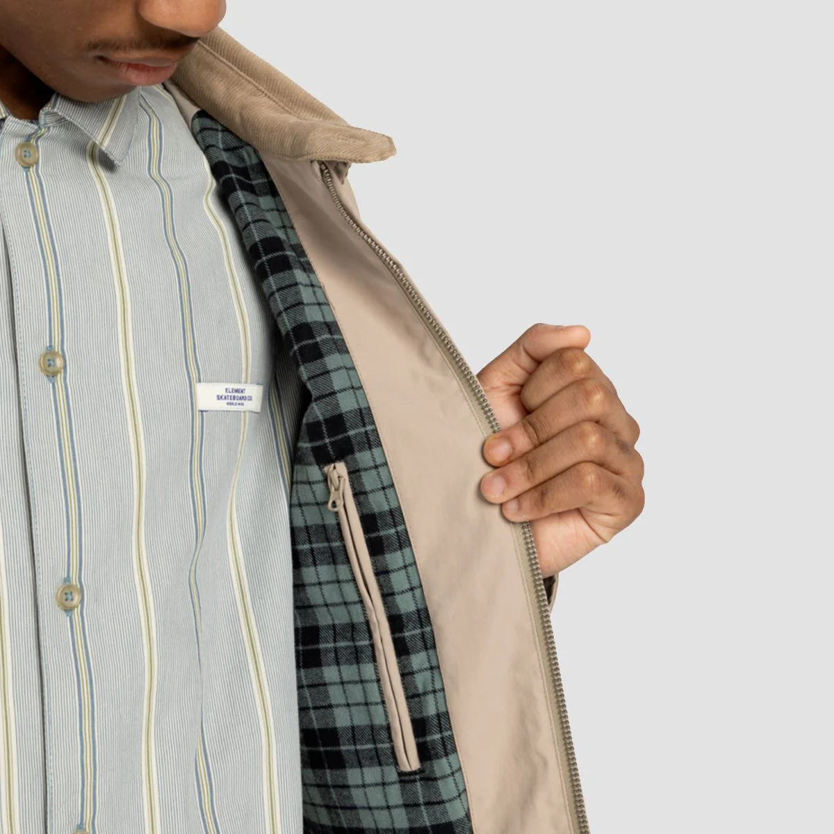 Element Stew Zip Jacket Aluminum - Image 3