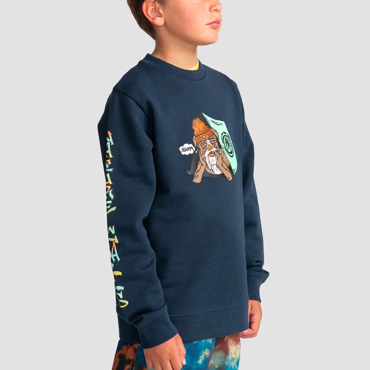 Element Sup Crew Sweat Eclipse Navy - Kids - Image 2
