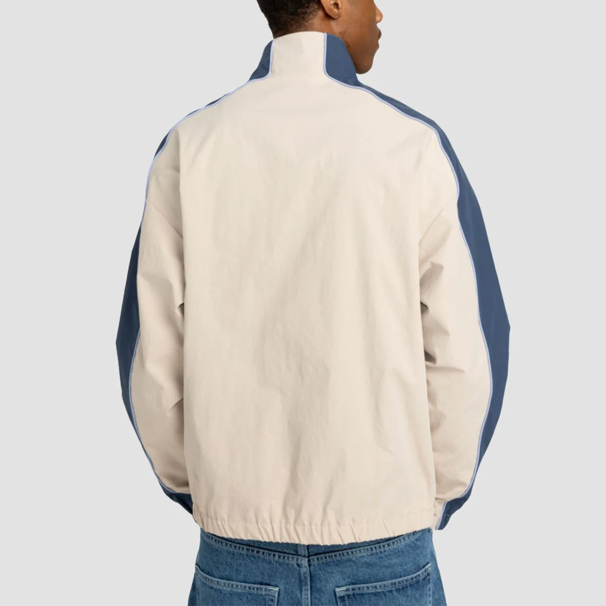 Element Trace Windbreaker Jacket Oyster Grey - Image 2