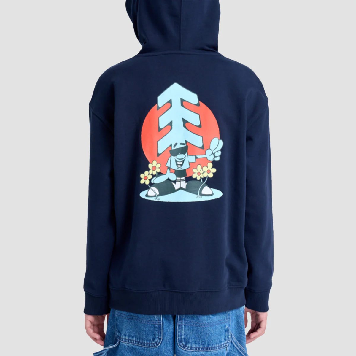Element Whats Up Pullover Hood Eclipse Navy - Kids - Image 2