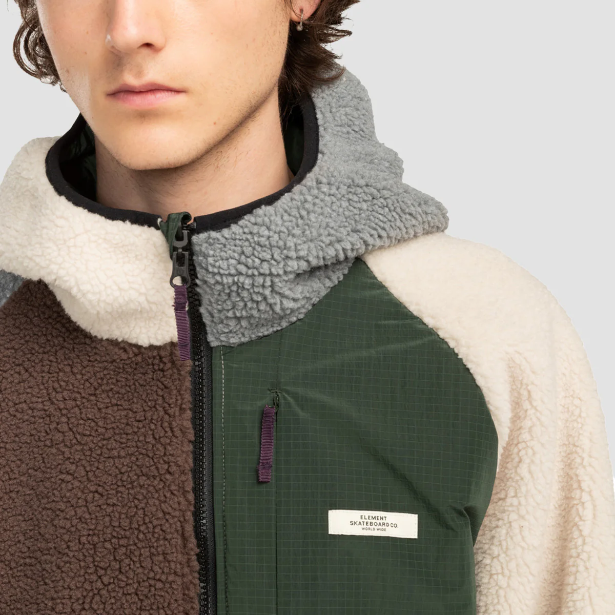 Element Wolfe Reversible Sherpa Jacket Multicolor - Image 3