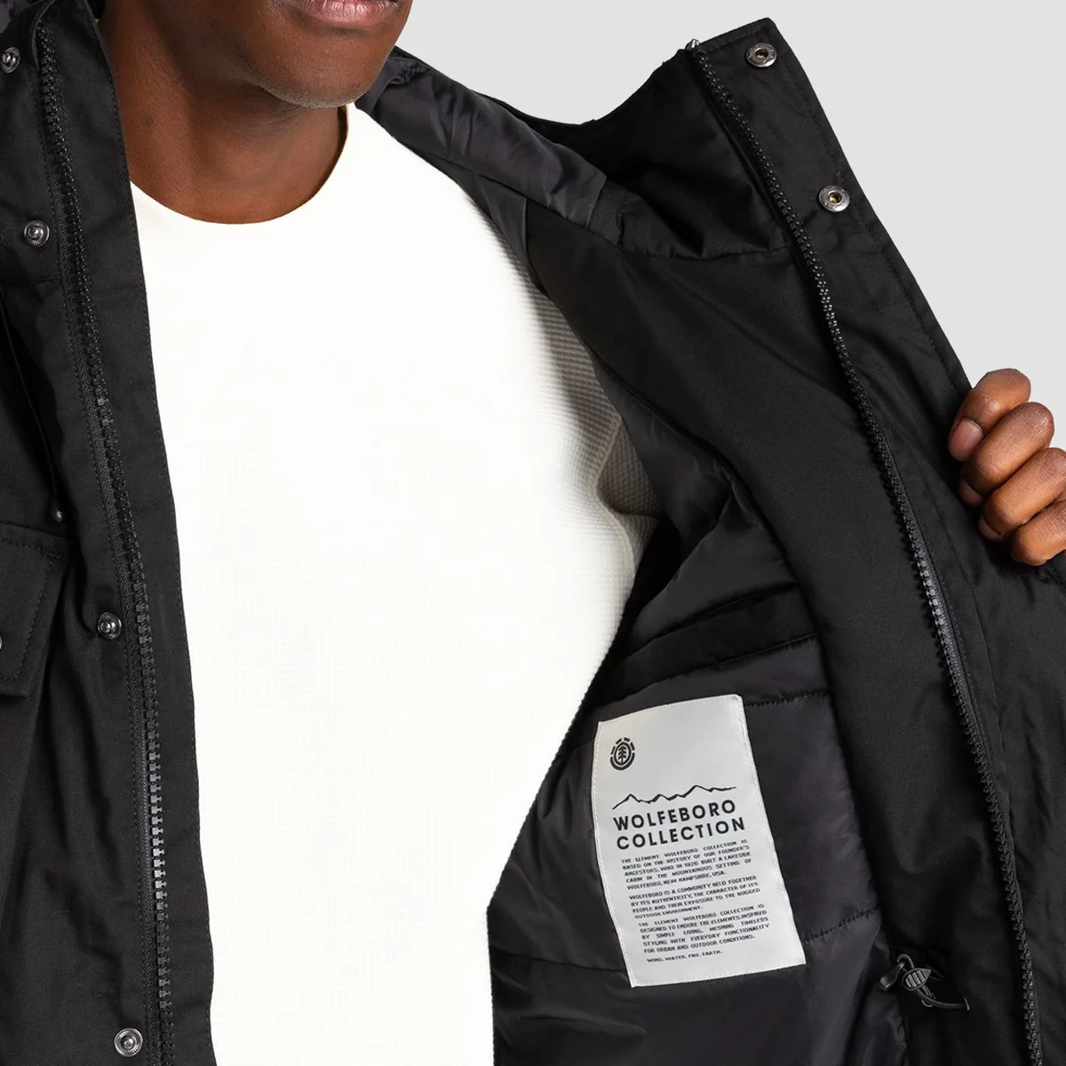 Element Wolfeboro Mountain Jacket Flint Black - Image 3
