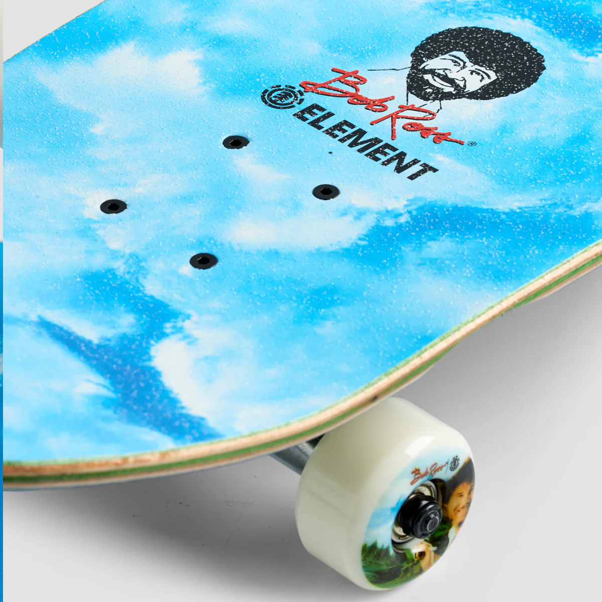 Element X Bob Ross Happy Clouds Cruiser Skateboard - 8.875" - Image 3