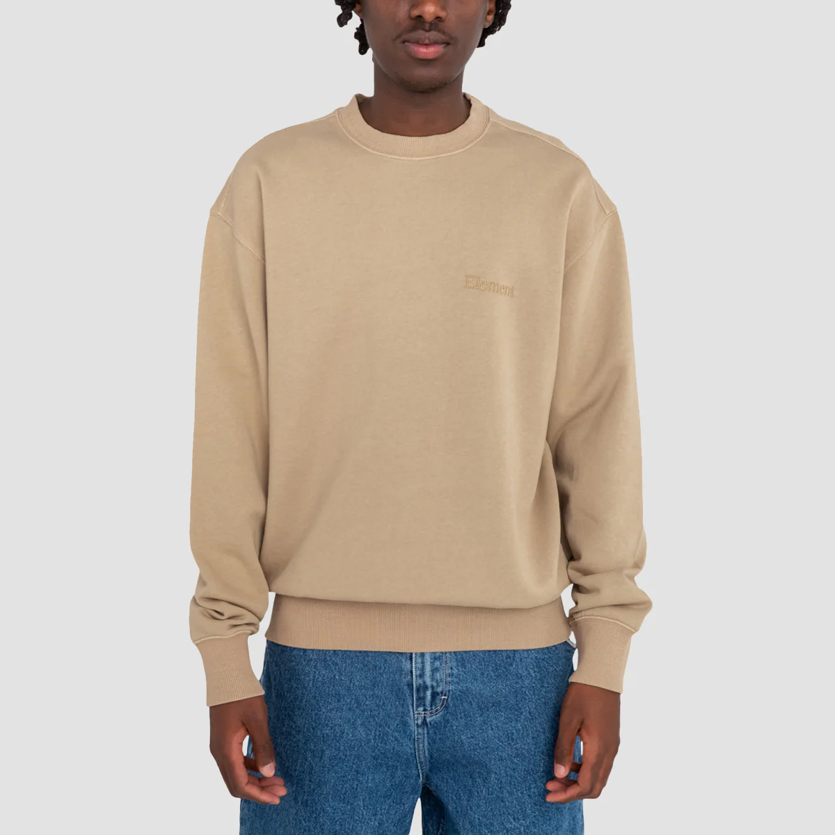 Element X Smokey Bear Cornell 3.0 Crew Sweatshirt Weathered Teak - Image 2