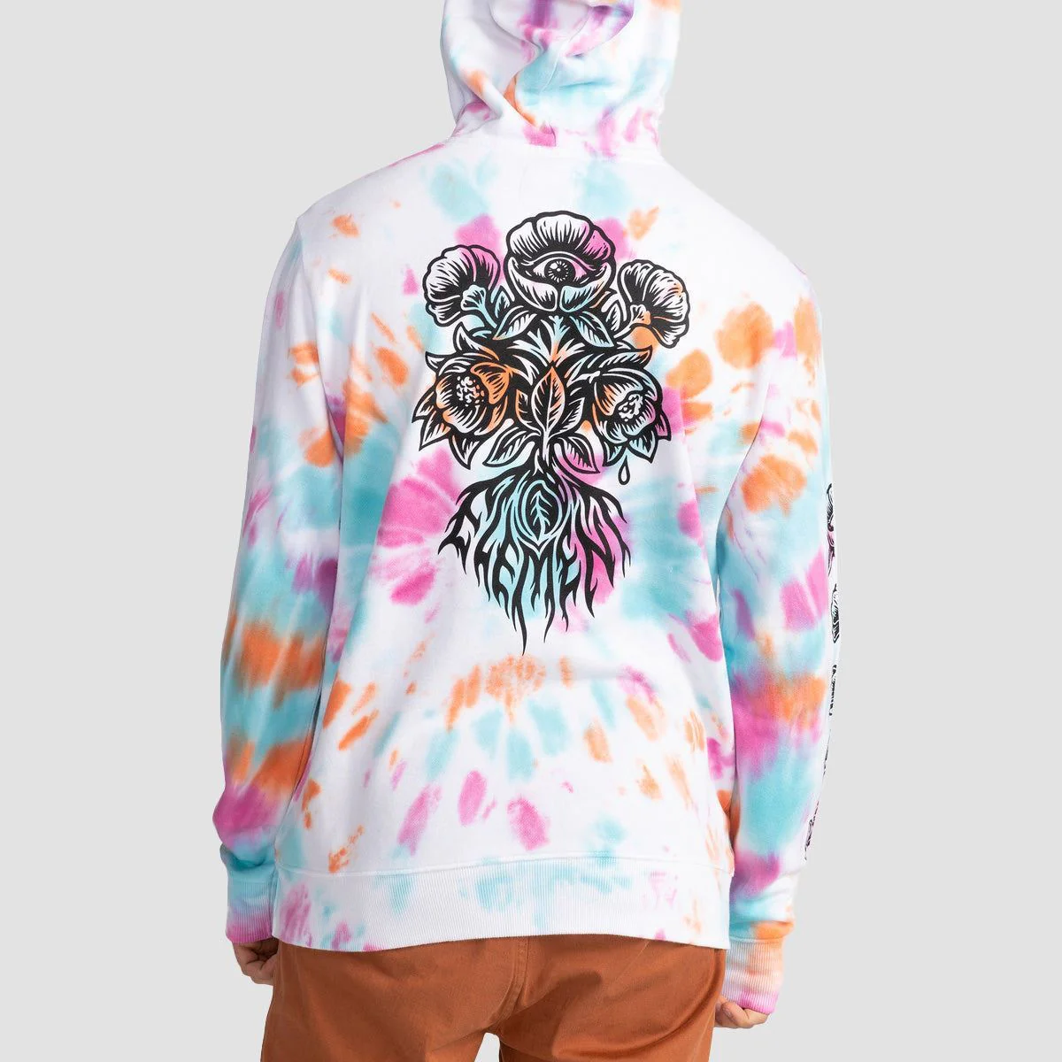 Element X Timber Bloom Pullover Hoodie Festivalfuchsia - Image 2