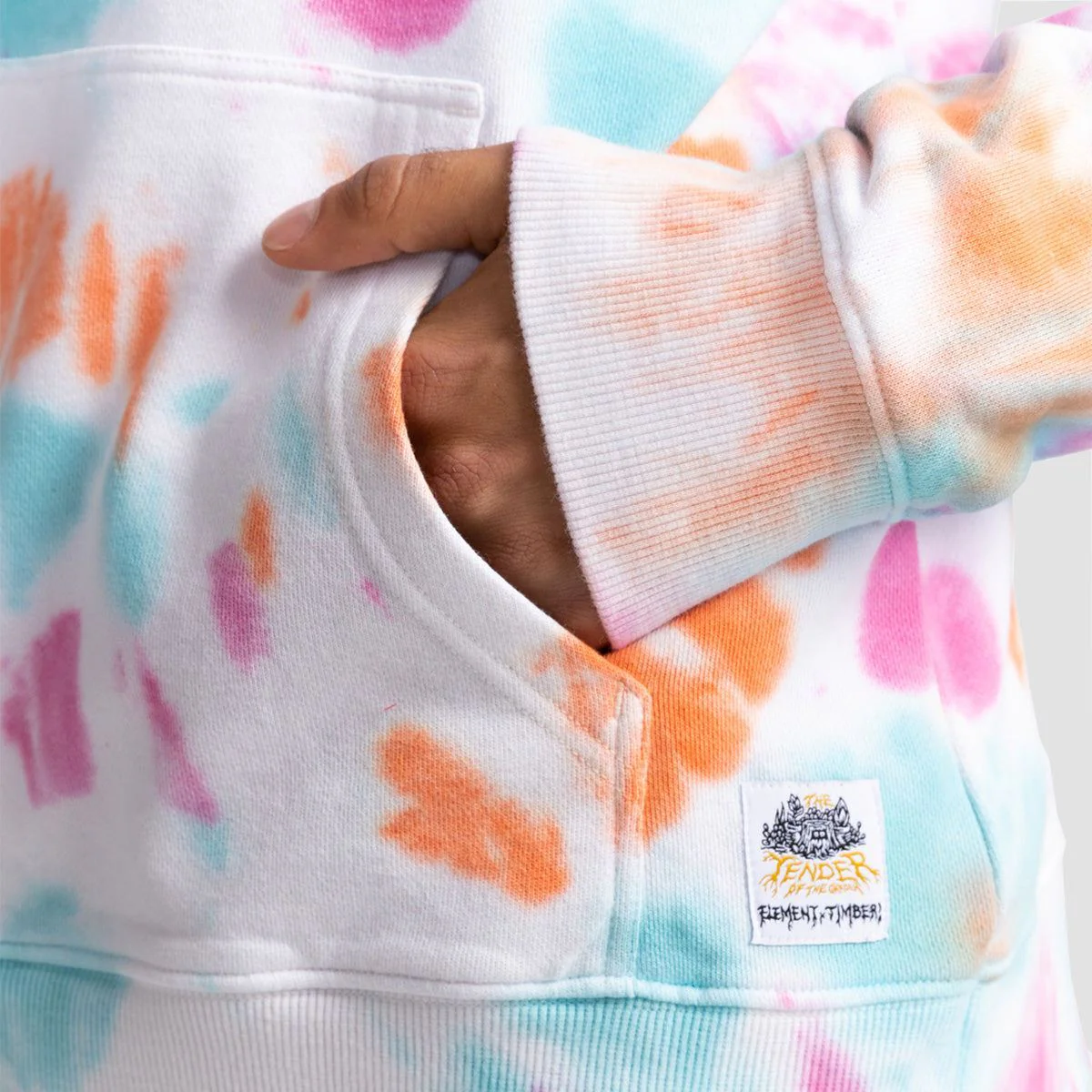 Element X Timber Bloom Pullover Hoodie Festivalfuchsia - Image 4