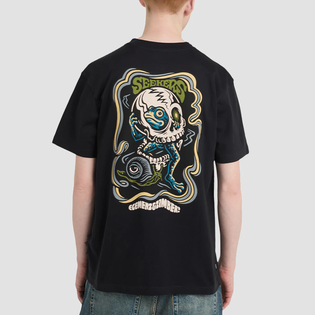 Element X Timber Hermit T-Shirt Off Black