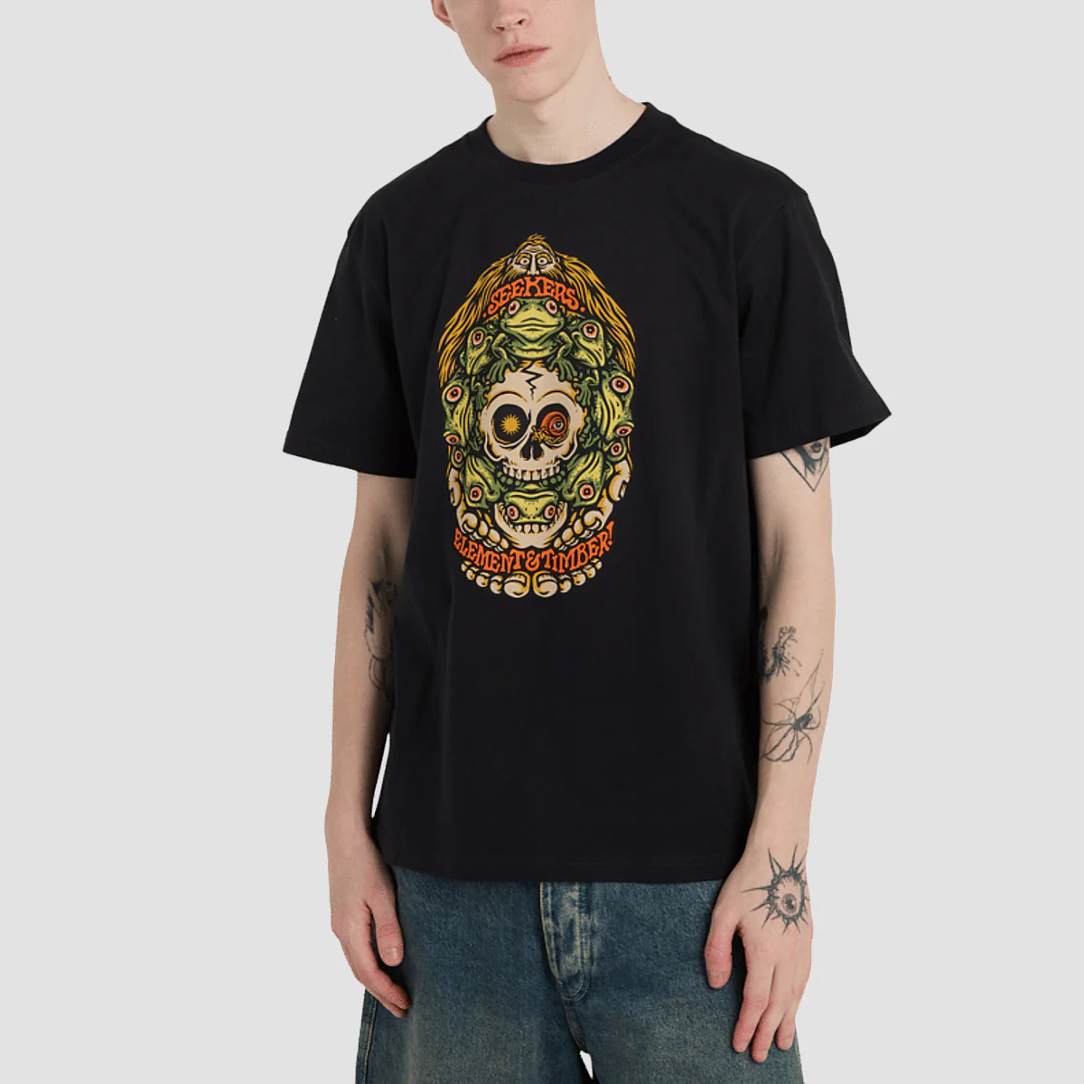 Element X Timber Orbit T-Shirt Off Black