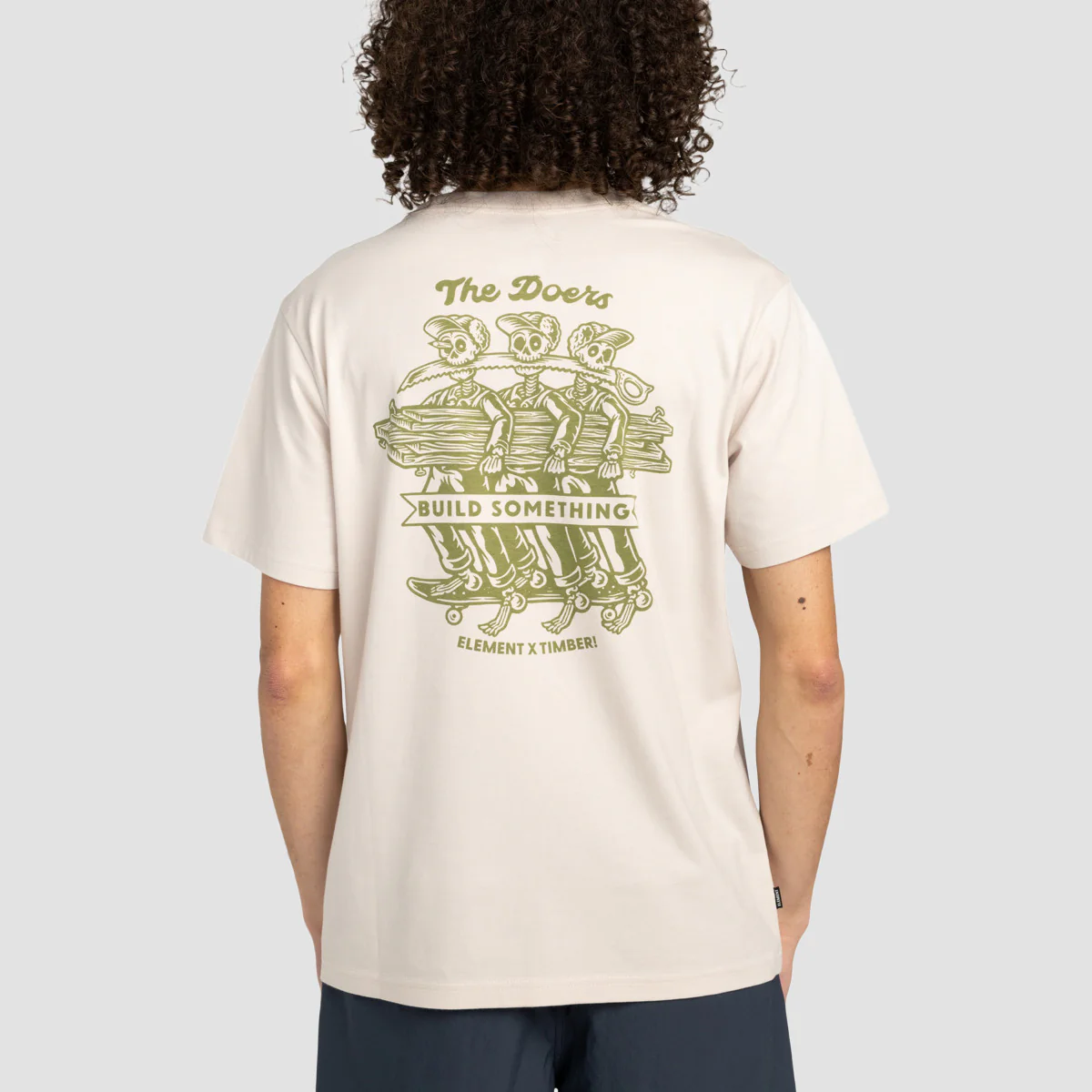 Element X Timber Skeleton T-Shirt Oat Milk