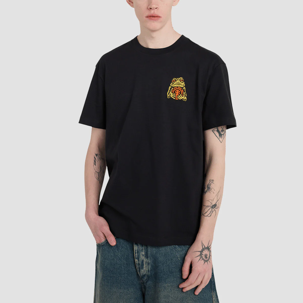 Element X Timber The Frog T-Shirt Off Black - Image 2