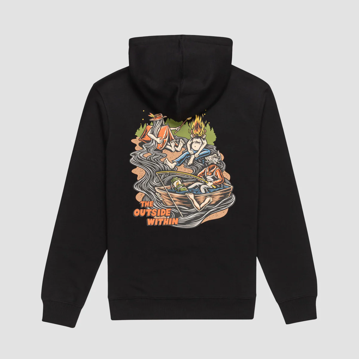 Element X Timber The Gathering Pullover Hoodie Flint Black - Image 2
