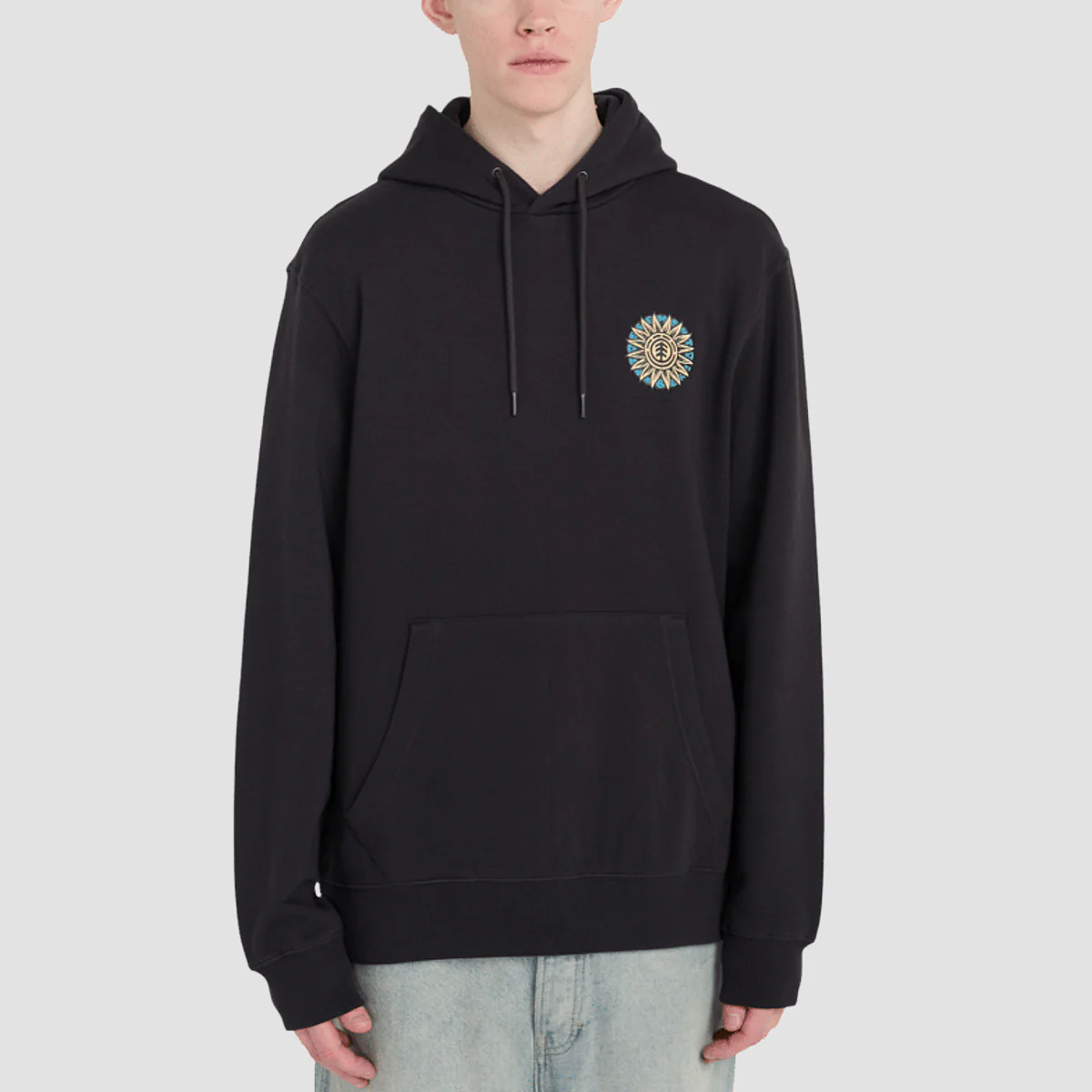 Element X Timber The Snail Pullover Hoodie Off Black - Image 2