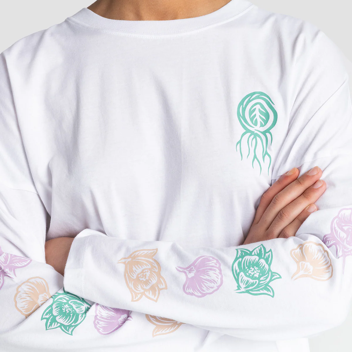 Element X Timber Watching Longsleeve T-Shirt Optic White - Womens - Image 2