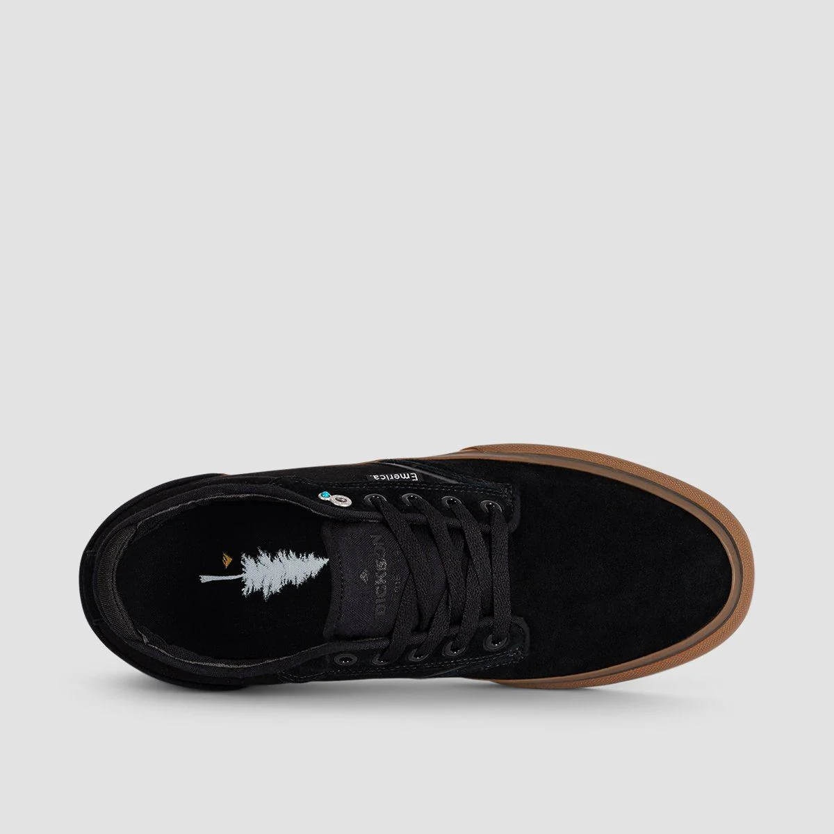 Emerica Dickson Shoes - Black/Gum - Image 4