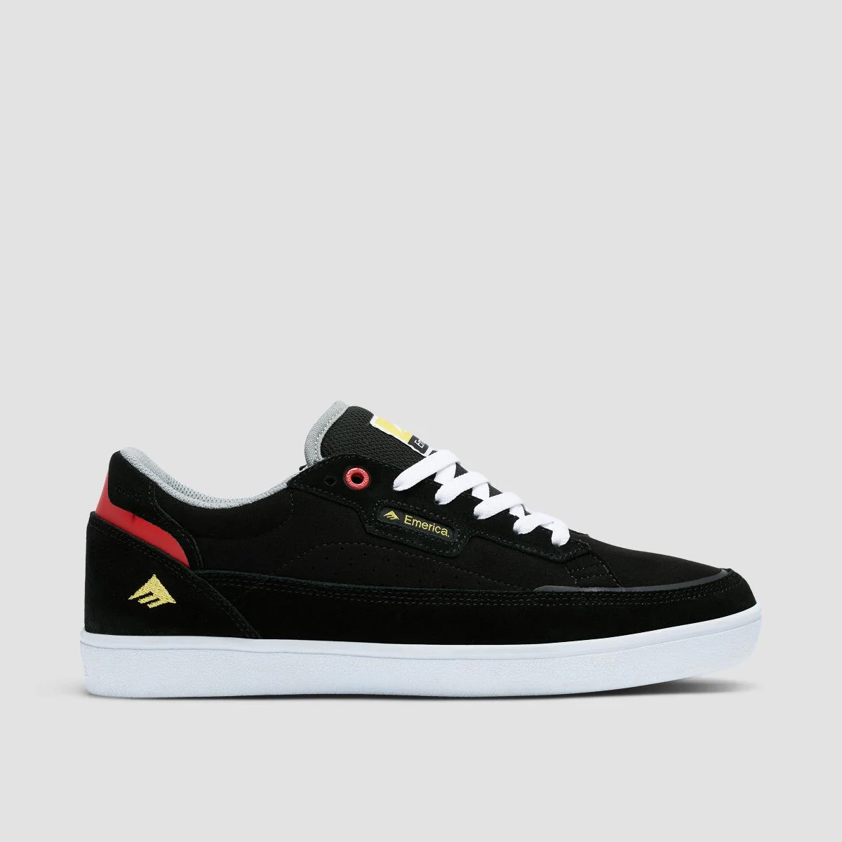 Emerica Gamma Shoes Black/White/Red