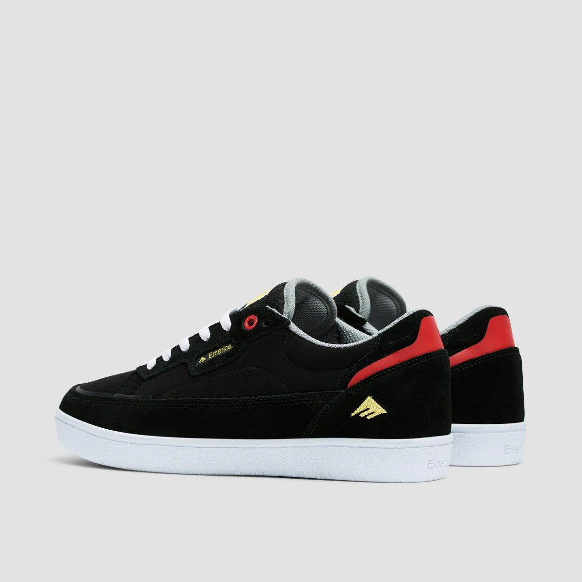 Emerica Gamma Shoes Black/White/Red - Image 3