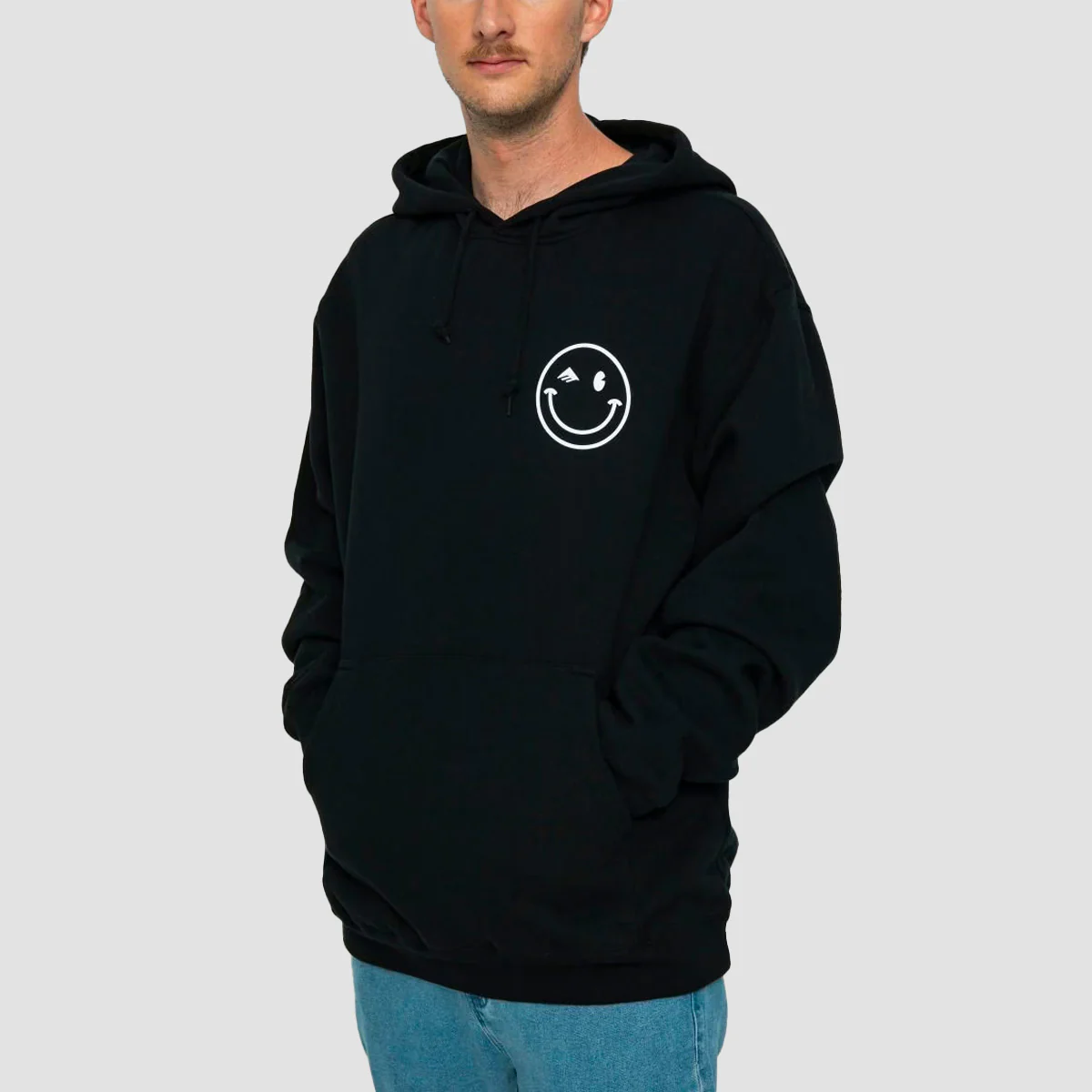 Emerica Happy Face Pullover Hoodie Black