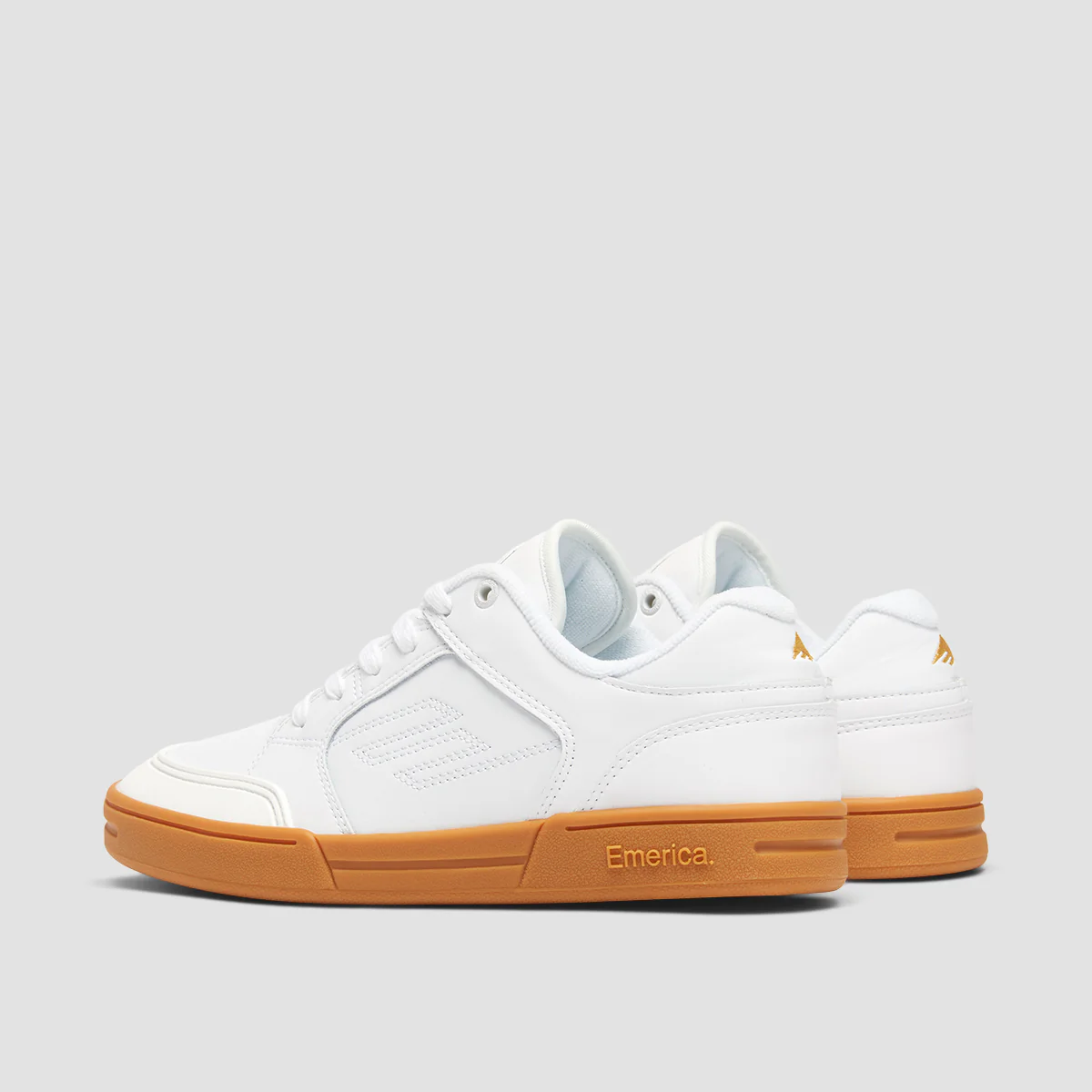 Emerica Heritic Shoes - White/Gum - Image 3