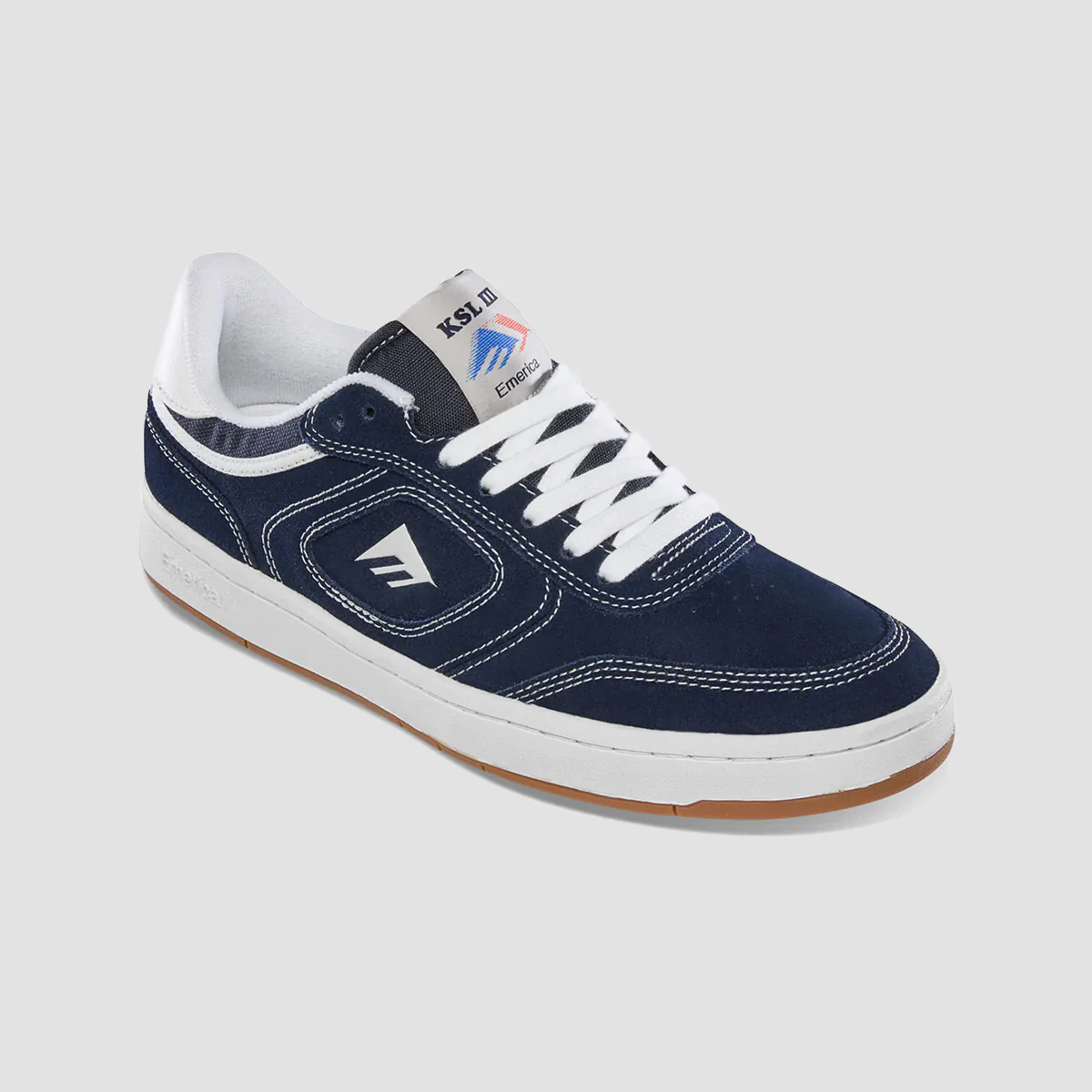 Emerica KSL III Shoes - Navy/Tan - Image 2