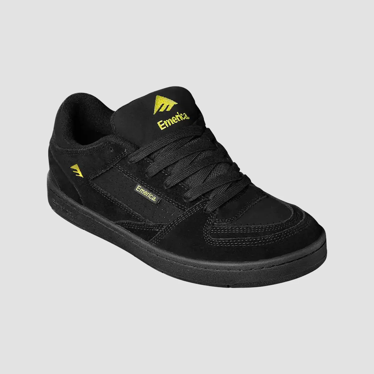 Emerica Mute Shoes - Black/Yellow/Black - Image 2