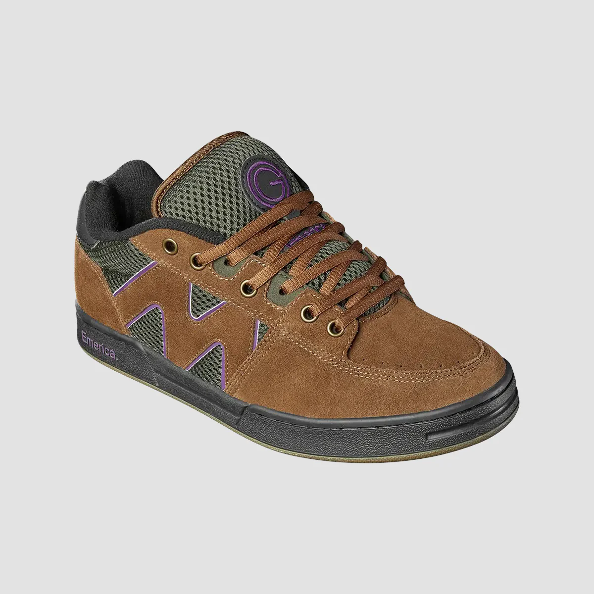 Emerica Og-1 Shoes - Brown/Green - Image 2