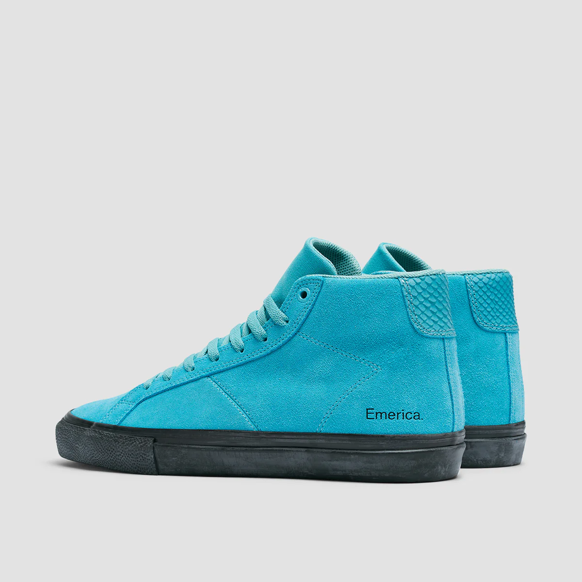 Emerica Omen High Top Shoes Blue - Image 3